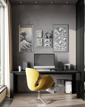 Дизайнерское компьютерное кресло Swan в интерьере: фото 7