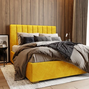 Дизайнерская кровать с подъемным механизмом Elle в интерьере: фото 3