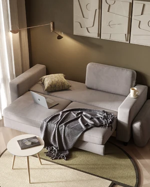 3-местный диван-кровать, шагающая еврокнижка Morti в интерьере: фото 3