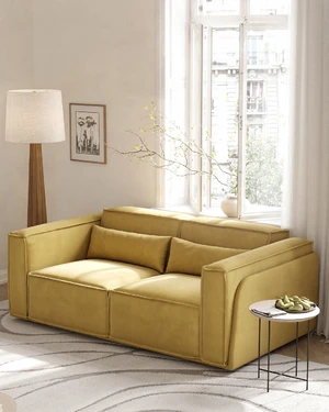 Дизайнерский диван-кровать, 3-местный выкатная еврокнижка Vento Light в интерьере: фото 5