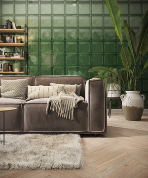 Дизайнерский диван-кровать, 3-местный выкатная еврокнижка Vento Light в интерьере: фото 6