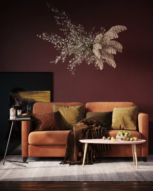 Дизайнерский диван 3-местный Bari в интерьере: фото 7