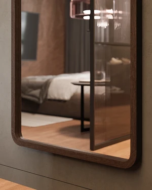 Зеркало, массив дуба, 80×180 см Flam в интерьере: фото 5