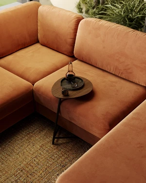 Модульный П-образный диван, 352×180×88 см Bari в интерьере: фото 2
