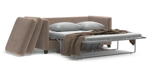 Дизайнерский диван-кровать 3-местный, американская / французская раскладушка Bari