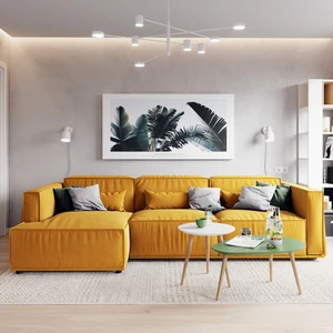 Vento Light - угловой диван-кровать 350 см выкатная еврокнижка