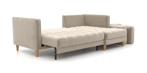 Угловой диван-кровать, 246/150 см, шагающая еврокнижка Scott