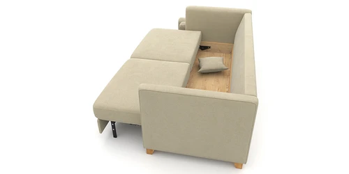 Дизайнерский диван-кровать 3-местный, шагающая еврокнижка Bari