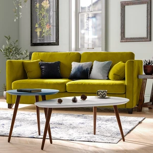 Дизайнерский диван 3-местный, 228 x 98 x 88 см Bari в интерьере: фото 