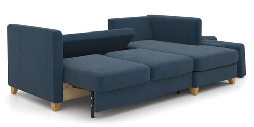 Bari - угловой диван-кровать, 224/150 см, шагающая еврокнижка
