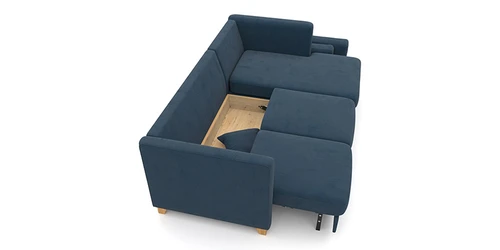 Bari - угловой диван-кровать, 224/150 см, шагающая еврокнижка