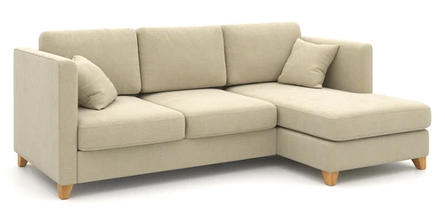 Дизайнерский угловой диван-кровать, 224/150 см, шагающая еврокнижка Bari