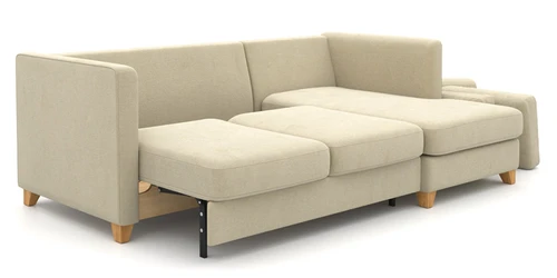 Угловой диван-кровать, 224/150 см, шагающая еврокнижка Bari