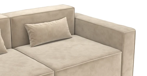 Модульный диван в стиле лофт 2-местный Cubus