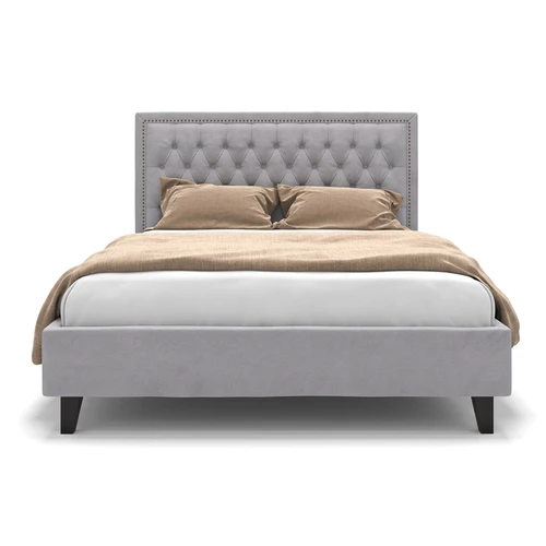 Дизайнерская двуспальная кровать на ножках Celine
