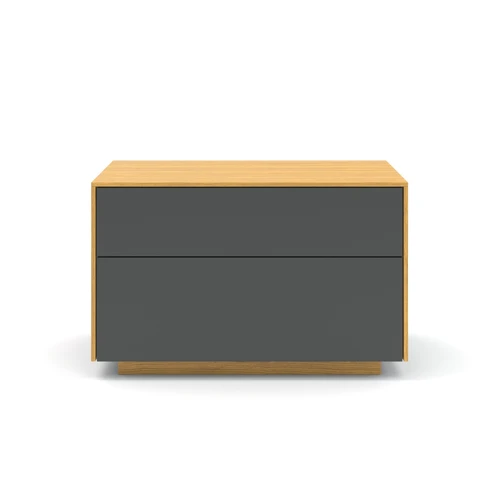 Прикроватная тумба в современном стиле с 2 ящиками, 73×40×46 см Dante