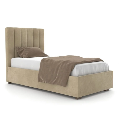 Дизайнерская односпальная кровать с подъемным механизмом Elle