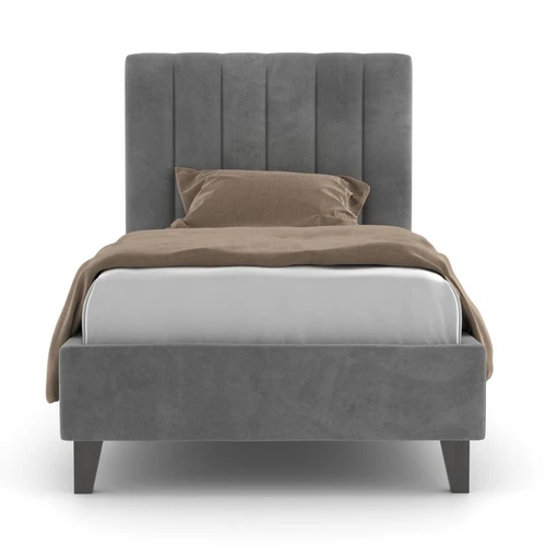 Дизайнерская односпальная кровать на ножках Elle