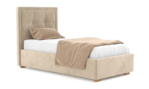 Дизайнерская односпальная кровать с подъемным механизмом Hailey