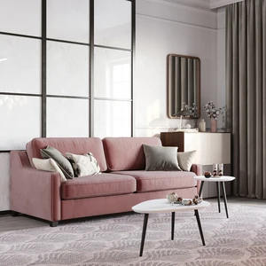 Дизайнерский диван 3-местный Halston Lux в интерьере: фото 4