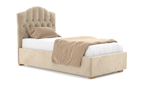 Дизайнерская односпальная кровать с подъемным механизмом Hannah