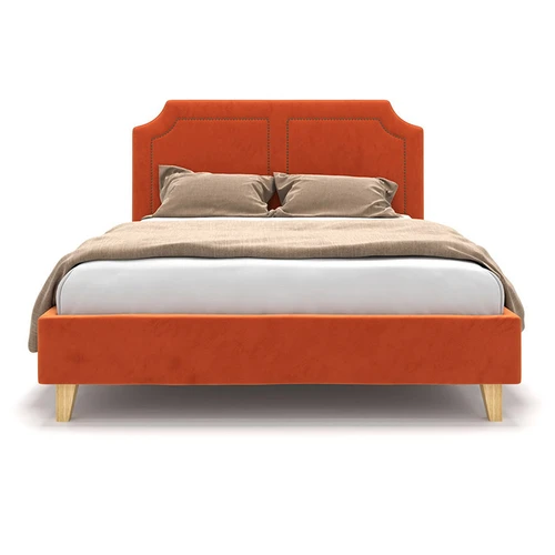 Дизайнерская двуспальная кровать на ножках Kimberly