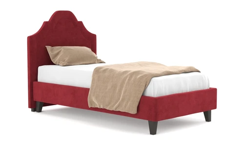Дизайнерская односпальная кровать на ножках Kylie