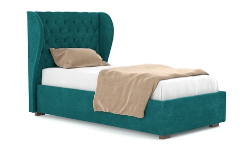 Дизайнерская односпальная кровать с подъемным механизмом Lauren