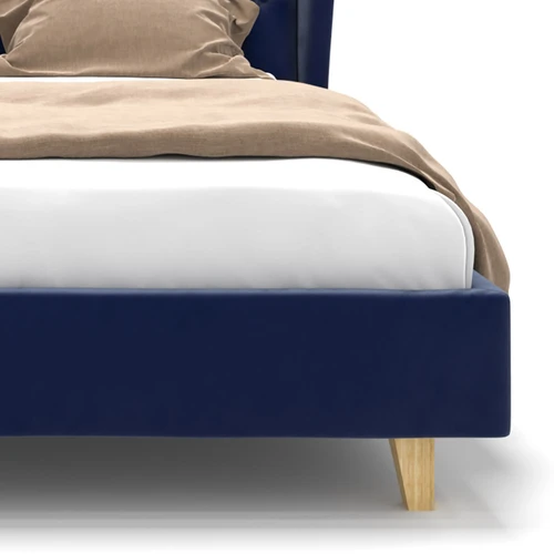 Дизайнерская двуспальная кровать на ножках Lauren