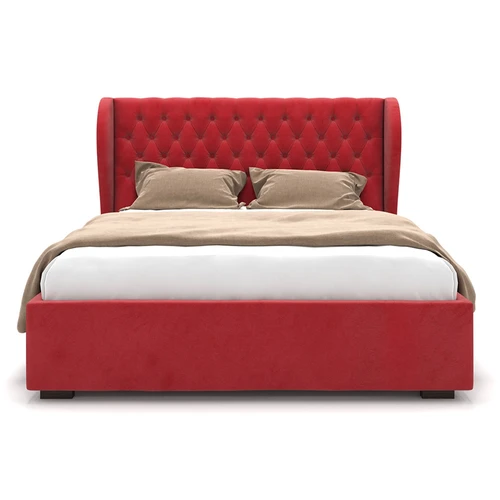 Дизайнерская двуспальная кровать с подъемным механизмом Lauren
