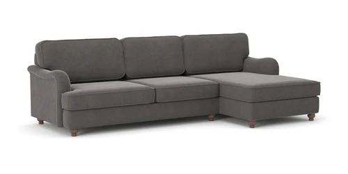 Угловой диван-кровать, 250/150 см, французская раскладушка Orson