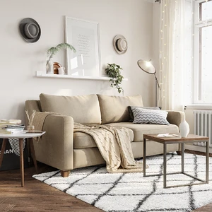 Дизайнерский диван 3-местный, без механизма Mendini в интерьере: фото 