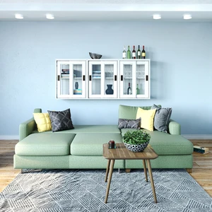 Дизайнерский угловой диван-кровать, 230/150 см, шагающая еврокнижка Mendini в интерьере: фото 3