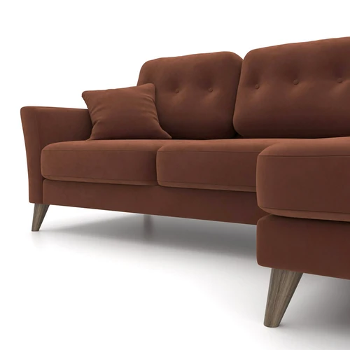 Raf - угловой диван-кровать 236/150 см шагающая еврокнижка
