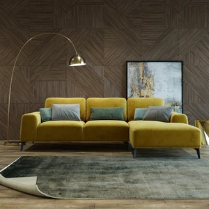 Угловой диван в современном стиле Rio в интерьере: фото 7