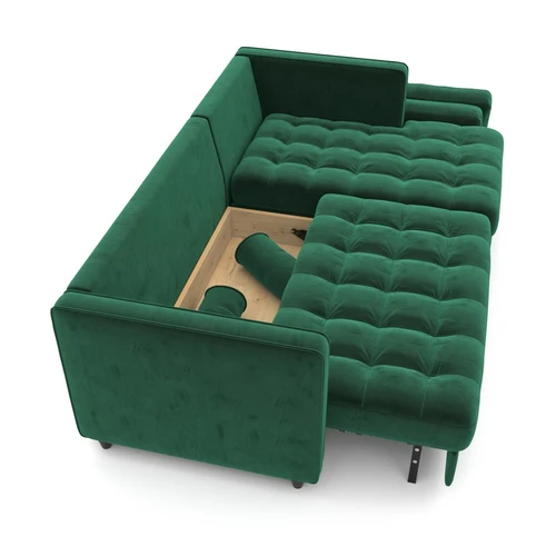 Угловой диван-кровать, 226/150 см, шагающая еврокнижка Scott