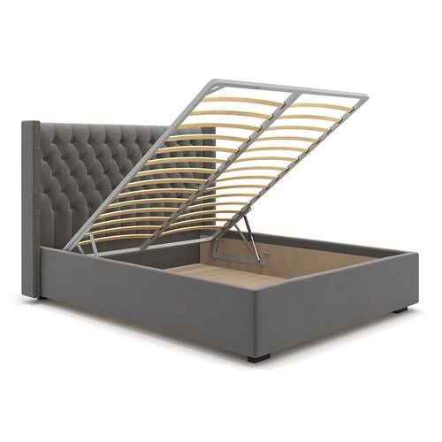Дизайнерская двуспальная кровать с подъемным механизмом Stella