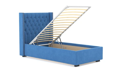 Дизайнерская односпальная кровать с подъемным механизмом Stella