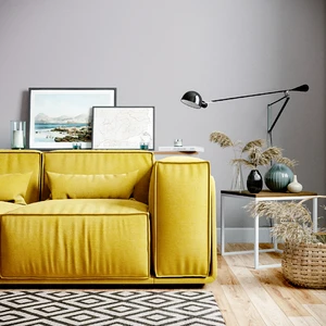 Дизайнерский диван 3-местный выкатная еврокнижка Vento Classic в интерьере: фото 9