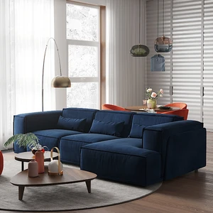 Угловой диван-кровать, 376/180 см, выкатная еврокнижка Vento Classic в интерьере: фото 7