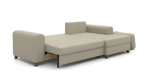 Угловой диван-кровать, 254/150 см, шагающая еврокнижка Vittorio