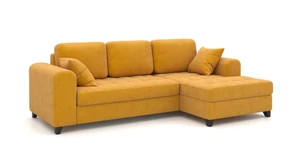 Vittorio, Угловой диван-кровать 254/150 см шагающая еврокнижка