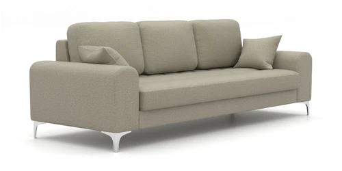 Дизайнерский диван на металлических ножках 3-местный, без механизма Vittorio