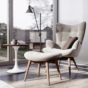 Кресло дизайнерское, 66×76×98 см Contour в интерьере: фото 11