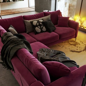 Модульный диван, 246×246×88 см, без механизма  Mendini в интерьере: фото 3