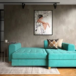 Vittorio - угловой диван-кровать шагающая еврокнижка 254/150 см