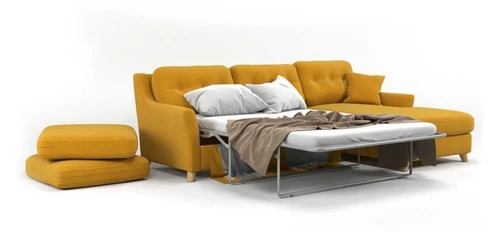 Угловой диван-кровать, 269/170 см, французская раскладушка Raf