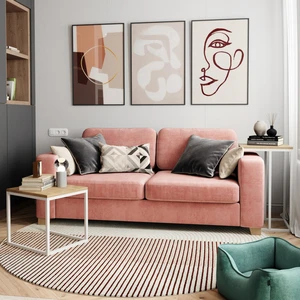 Дизайнерский диван 2-местный без механизма Morti в интерьере: фото 