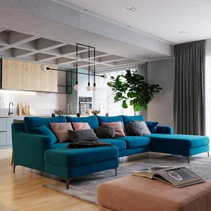 Модульный диван, 352×180×88 см, без механизма Mendini в интерьере: фото 3