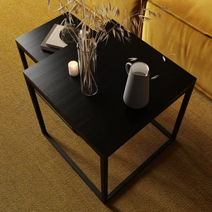 Loft Small - журнальный стол с белым или черным основанием